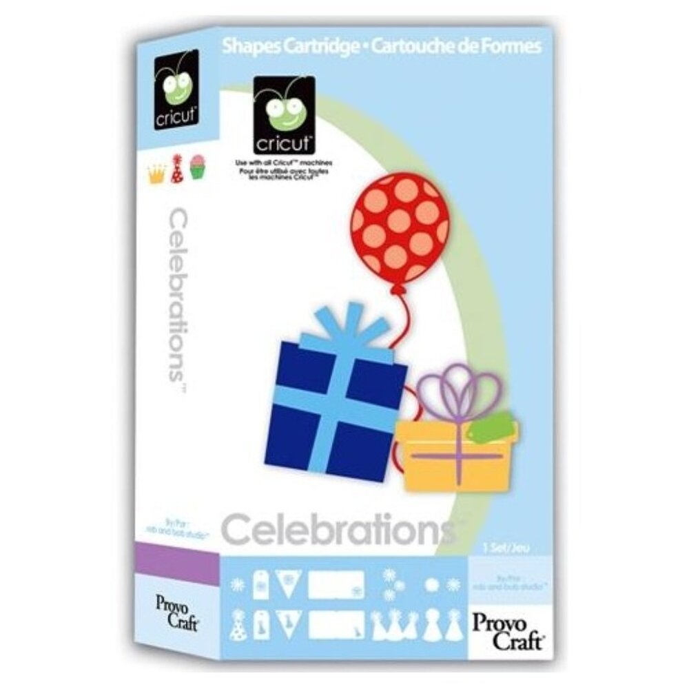 3/$55❤️new sealed 2006 Cricut CELEBRATIONS Cartridge Provo Craft 29-0020